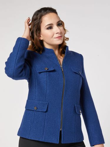 Boiled wool blaser